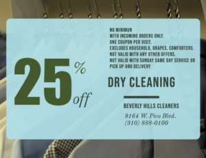 25% Off Dry Cleaning - Beverly Hills Cleaners