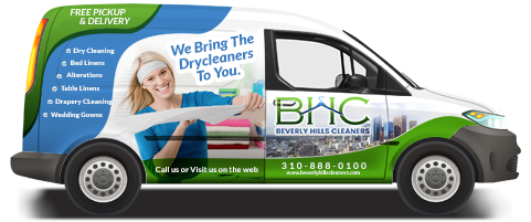 Beverly Hills Cleaners delivery van